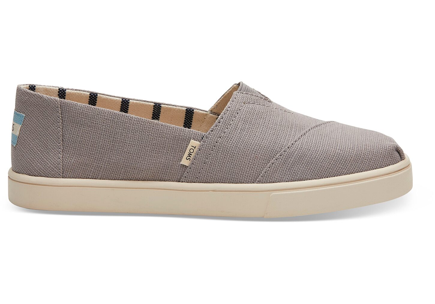 Toms Venice Heritage Canvas Cupsole - Womens Alpargata Espadrilles - Grey - NZ - 759264KJW